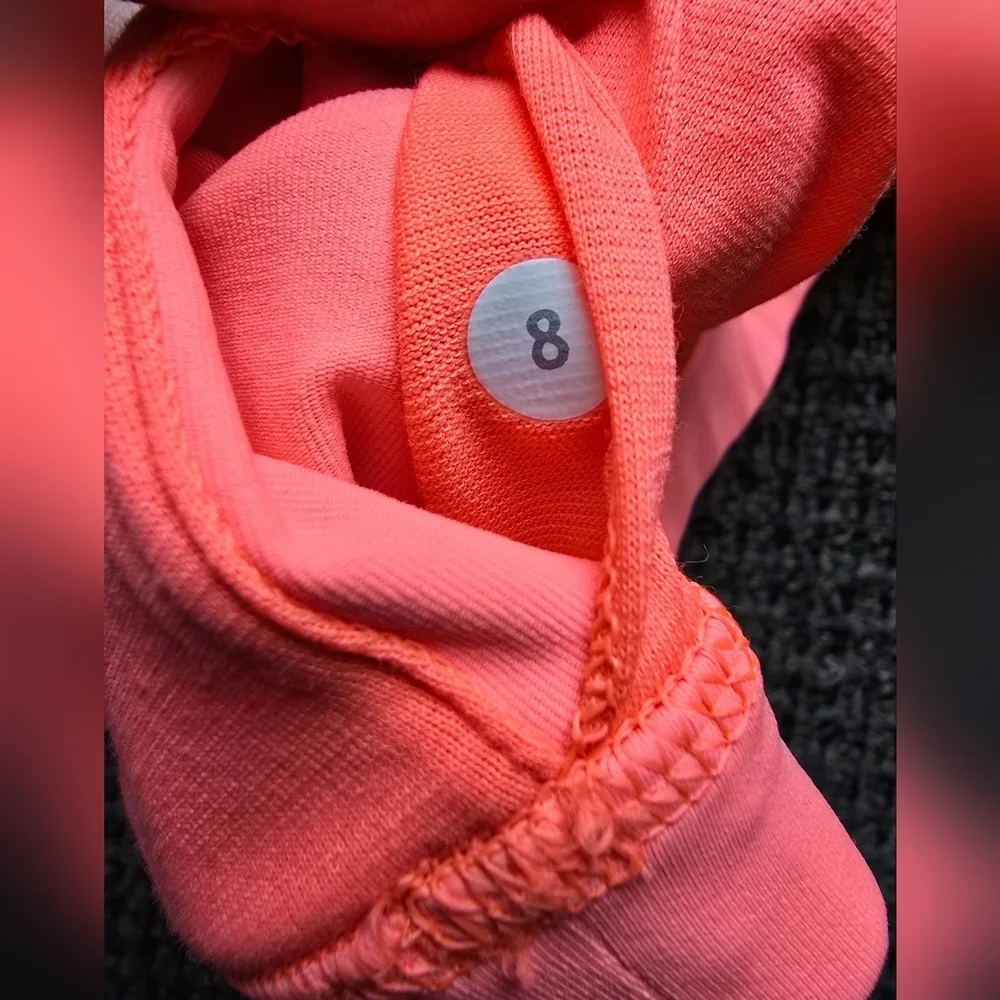 lululemon athletica Strappy Gray and Pink Crop Top